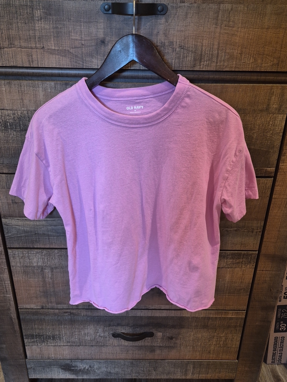Old Navy Lavender-Pink Short Sleeve Crewneck Tee
